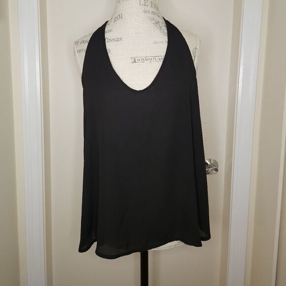 Rachael & Chloe Black Sleeveless Blouse - Picture 1 of 9